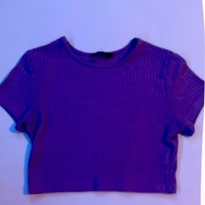 Knitted crop top